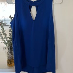 Beautiful blue work top, Banana Republic Size S